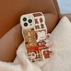 Красный кролик 2023 Новый счастливый год Капа для Iphone 13 12 14 Pro Max 11 Xsmax Xr X силиконовый мягкий милый противоударный чехол для телефона