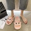 Fashion Home Shark Women's Sandals Cloud Cute Teddy Bear Slippers Woman Slides Slipper Casual Face Roman Beach Indoor House Summer 2024
