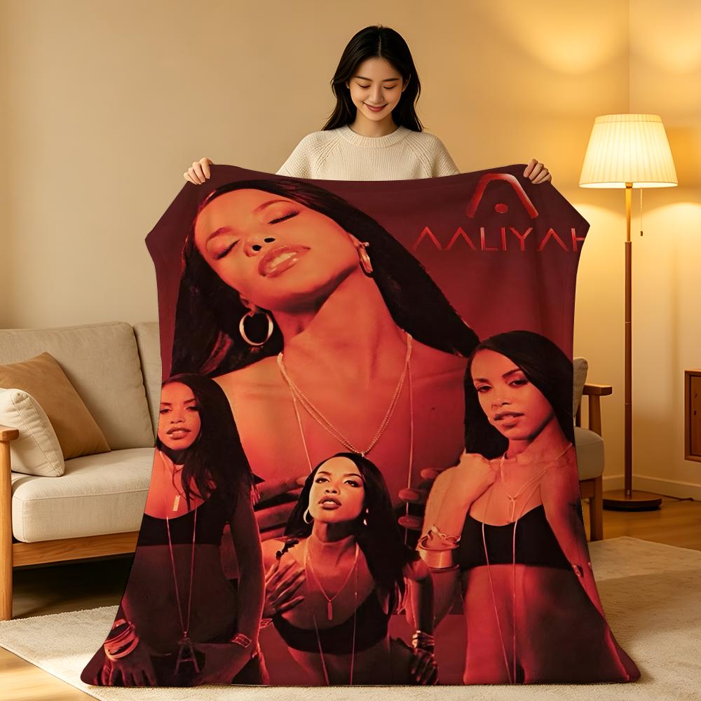 Музыкальная A-Aaliyah Плотное короткое плюшевое одеяло Мягкое, приятное для кожи, для дивана, для сна, в комнате с кондиционером