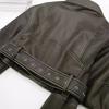 Pu Faux Leather Jacket Woman Chic Vintage American Spring Street Wear Short Lapel Zipper Belt Biker Coats Fashion Streetwear Plus Size