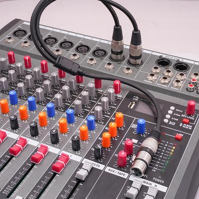 XLR Сплиттер 3-контактный XLR гнездо на двойной XLR штекер Y-сплиттер Балансный микрофонный кабель 3 фута 50 см Инструменты Микрофоны Кабели Сигнал