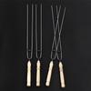 Stainless Steel U-Shaped Grill Roast Double Prong BBQ Stick Barbecue Skewer BBQ Skewer Cooking Tool