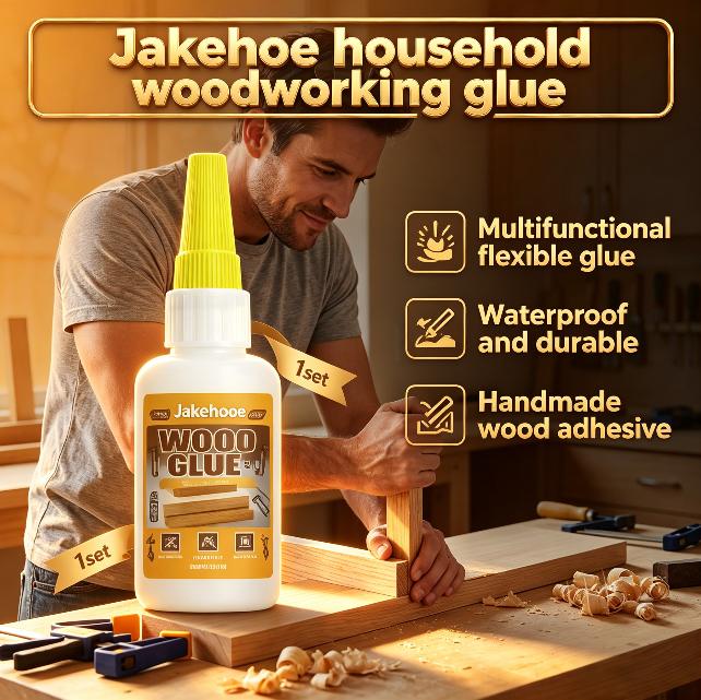Jakehoe бытовой клей для деревообработки многофункциональный гибкий водостойкий и прочный ручной клей для дерева 1 набор