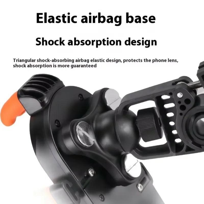 Держатель для телефона на мотоцикл, Держатель для мобильного телефона на мотоцикл, Зажим на руль велосипеда для телефона 4,7-7 дюймов