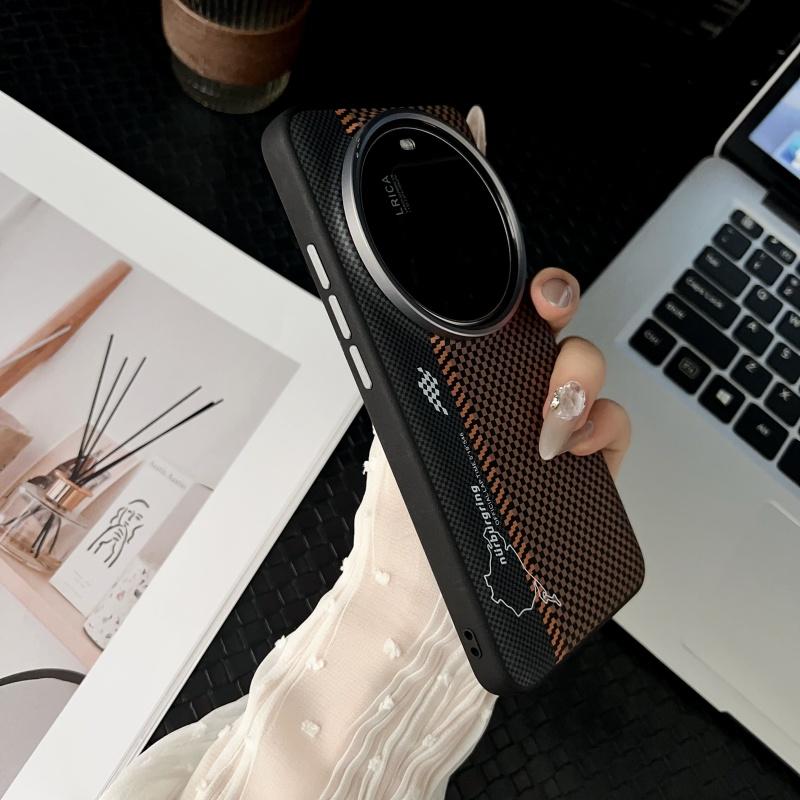 Для Xiaomi 15 14 13 Pro Ultra Чехол Magsafe Беспроводная зарядка Матовая кожа Металлическая защита объектива Хороший захват Чехол