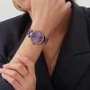 Coach PARK часы кварцевый механизм стальной ремешок 34 мм фиолетовый циферблат женские часы водонепроницаемость 30 метров 14503422