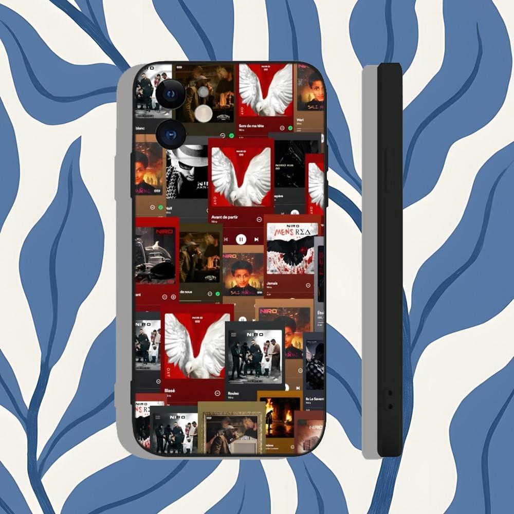 Rapper N-Niro OX7 Album Phone Case For iPhone 17,16,15,14,13,12,X,XS,8,7,Pro,Max,Plus,E,SE4,Air,Mini Ultra-Thin Funda