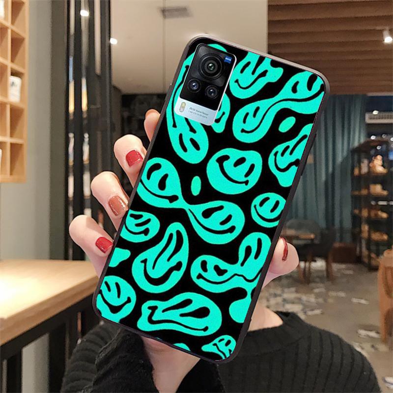 Чехол для телефона Trippy Smiley для VIVO V21E V21 V23 V23E V2109 Y53S Y33S Y55 Y76 Y31 Y21 Y72 Y01 Y21S Y11S Funda Coque