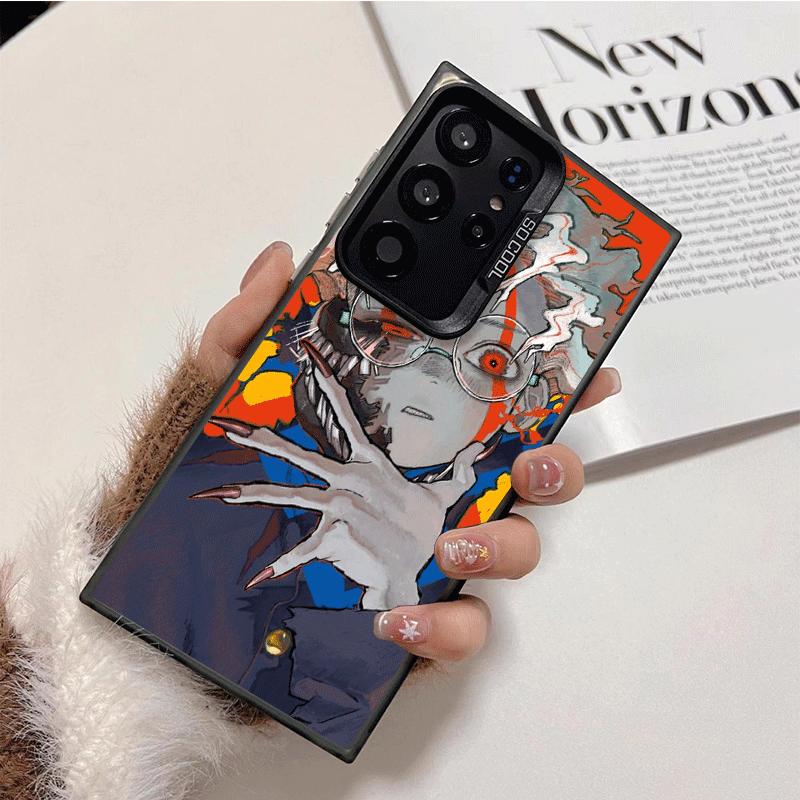 D-Dandadans O-Okarun Anime Shockproof Phone Case for Samsung Galaxy S26 Edge S25 Ultra S24 FE S23 Plus S21 Cover Anti Fall Funda