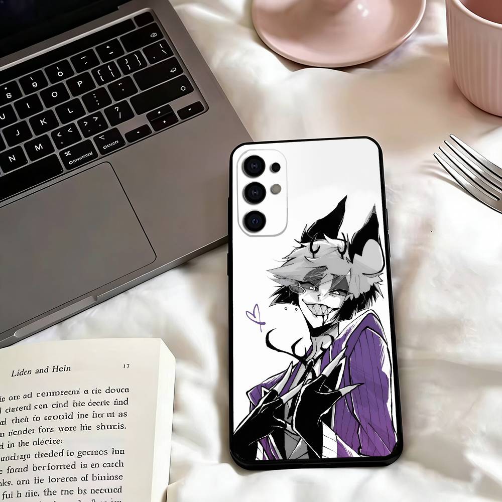 A-Alastor H-Hazbin H-Hotel Чехол для телефона для Samsung S25,S24,S21,S22,S23,S30,Ultra,S20,Plus,Fe,Lite,Note,10,Черный чехол