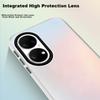 Baozou Phone Case for Huawei P50/P50E, Silicone Soft Edge Simple Anti-Drop Laser Gradient Premium Frosted Hard, Gray