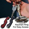 Ключница Компактный размер Легкая Органайзер для ключей Легкий доступ Брелоки для ключей автомобиля Минималистичные EDC брелоки Расширяемый набор