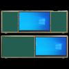 QINGUAN Interactive Flat Panel with Sliding Blackboard (CN version)