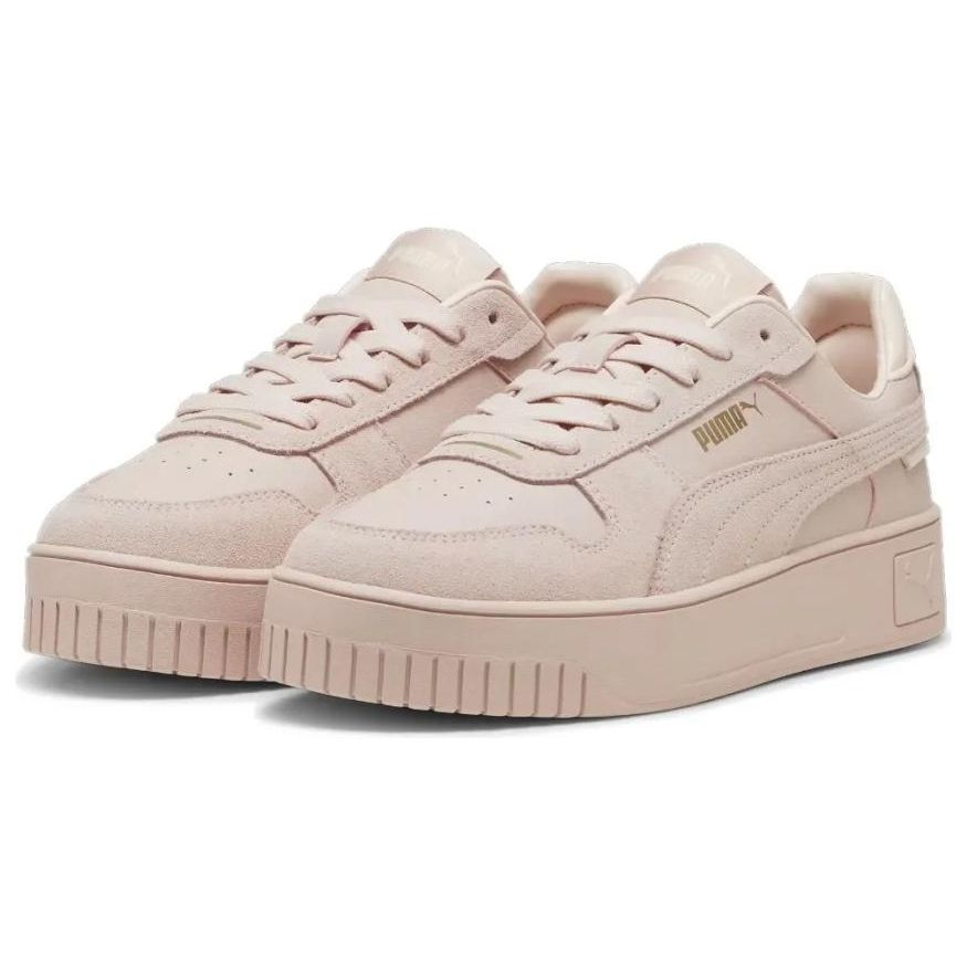 Puma Carina Street Sd Ретро Удобные Дышащие Увеличивающие Рост Низкие Кроссовки Женские кроссовки Розовый 395093-03