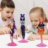 Fashionable Plastic Doll Figures Collection With Unique Stylish Outfits And Colorful Hairstyles Perfect Gift For Kids To And Creat