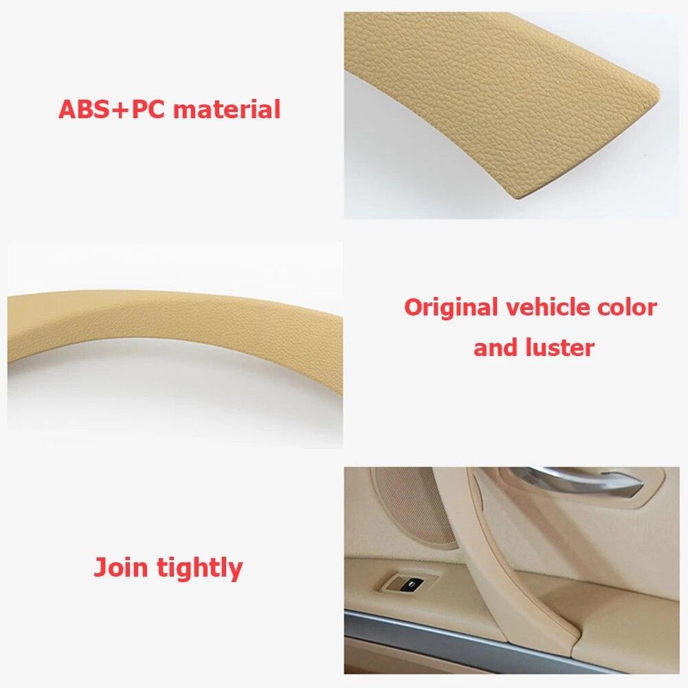 Interior Door Panel Pull Trim Cover Easy Installation Left Interior Door Handles for BMW E90 E91 316318/320/325/328/330/335