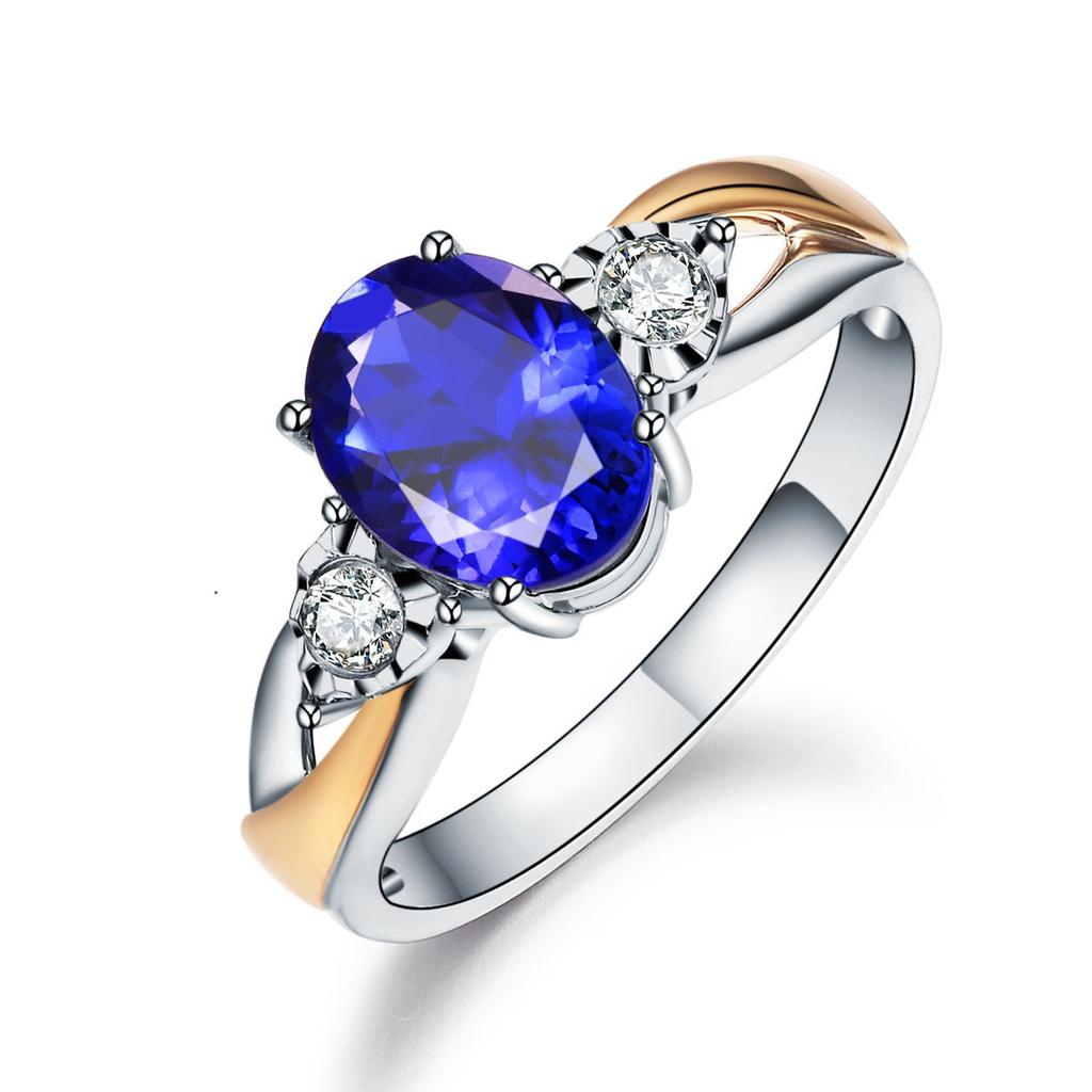 Sace Gems Классическое кольцо из медного сплава с цирконом, женские ювелирные изделия, свадебный подарок, открытая вечеринка