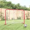 Hockey Goal - Unspecified - 153x60x118 Cm - Powder-coated Steel - Polyester - Red and White