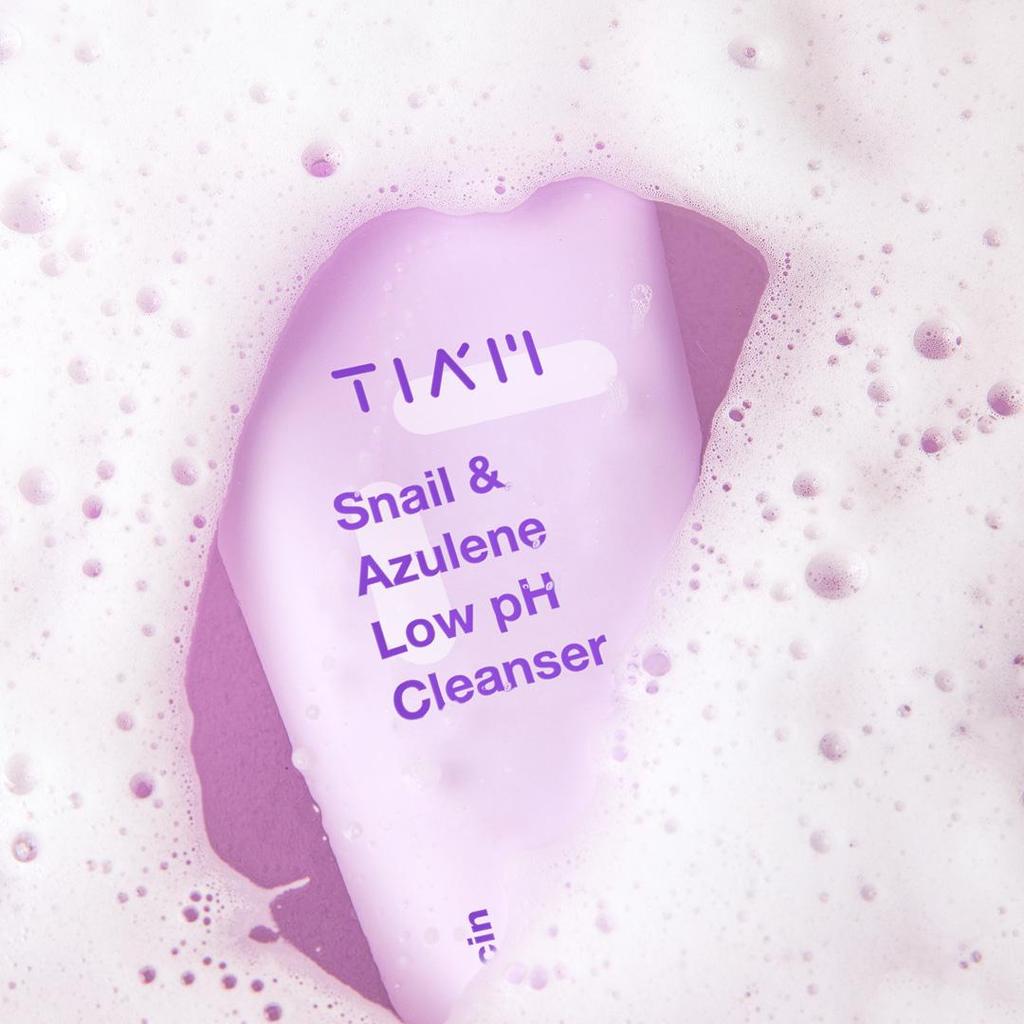 [TIA'M] Official Snail & Azulene Calming Essence 180ml - [K-BEAUTY] Gentle Redness Relief & Barrier Repair Routine