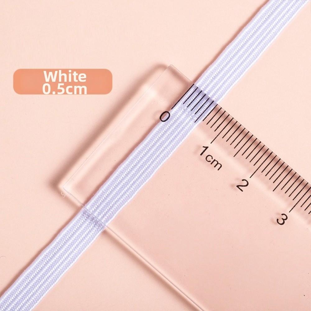 10Yards 3/5/7/9mm Width Elastic Ribbon 10Yards Length Stretch Rubber Band DIY Sewing Crafts