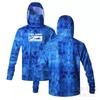 Pelagic Fishing Suit Summer Sportswear Men's Hooded Mask Fishing Shirt Quick-Drying Breathable T-Shirt
