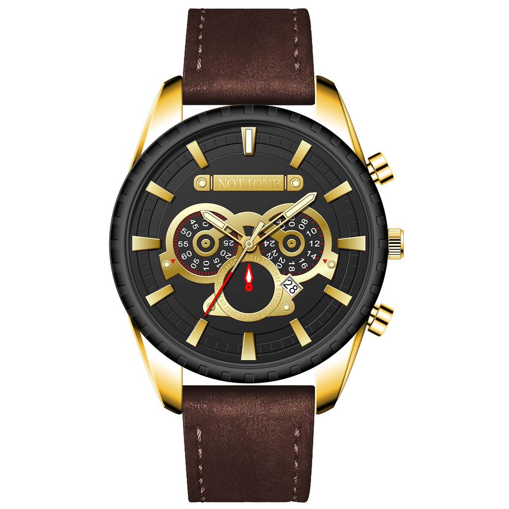 Повседневные часы мужские кварцевые наручные простые часы часы с индивидуальным выражением часы с календарем кожаный ремешок