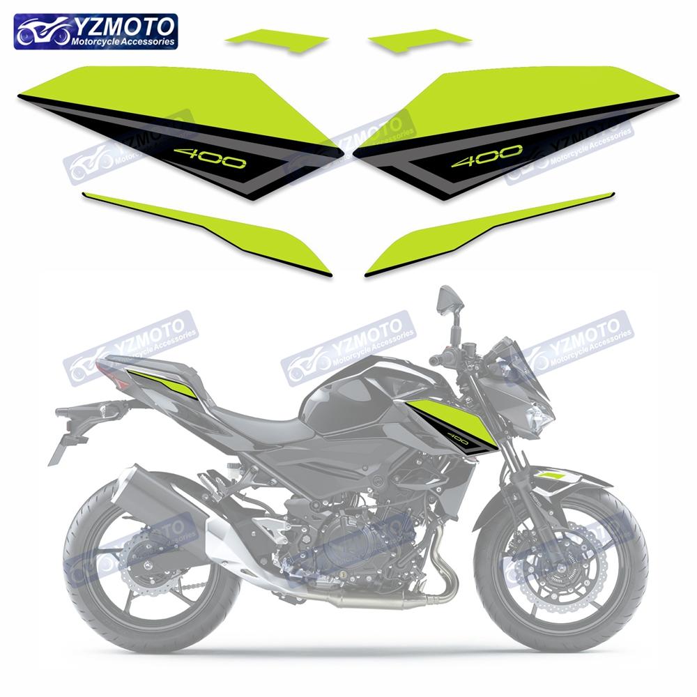 Для Z400 2020 Мотоциклетные Аксессуары Полный Комплект Наклеек на Обтекатель Мотоцикла Светоотражающие Водонепроницаемые Декоративные Наклейки