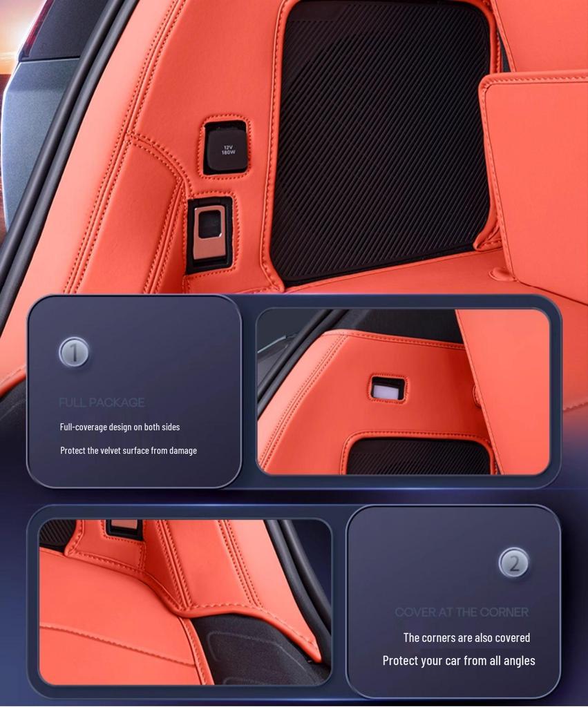 Коврик в багажник BYD Tang L 2025 для EV/DM-i/DM-p - Полное покрытие коврика багажника
