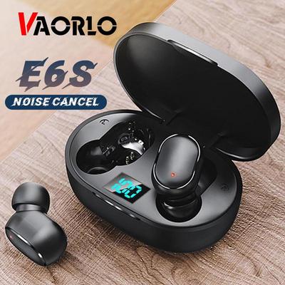 VAORLO E6S TWS Беспроводные Bluetooth-наушники Игровые наушники Светодиодный дисплей Шумоподавление Наушники-вкладыши Гарнитура с микрофоном