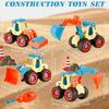 Take Apart Car Toys for Boys DIY Engineering Construction Truck Toy Vehicle Excavator Crane Kids Building Educational Toy Gift