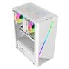 RGB Игровой Настольный Корпус с Боковым Окном и Цветной Светодиодной Лентой
