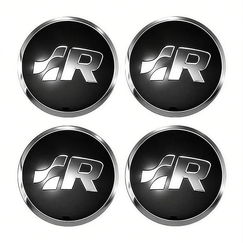 VW Car Accessories Wheel Center Cover Stickers Hub Cap Sticker Tire Valve For VW GTI Polo Passat Golf Tiguan Jetta T-ROC BeetleZF3