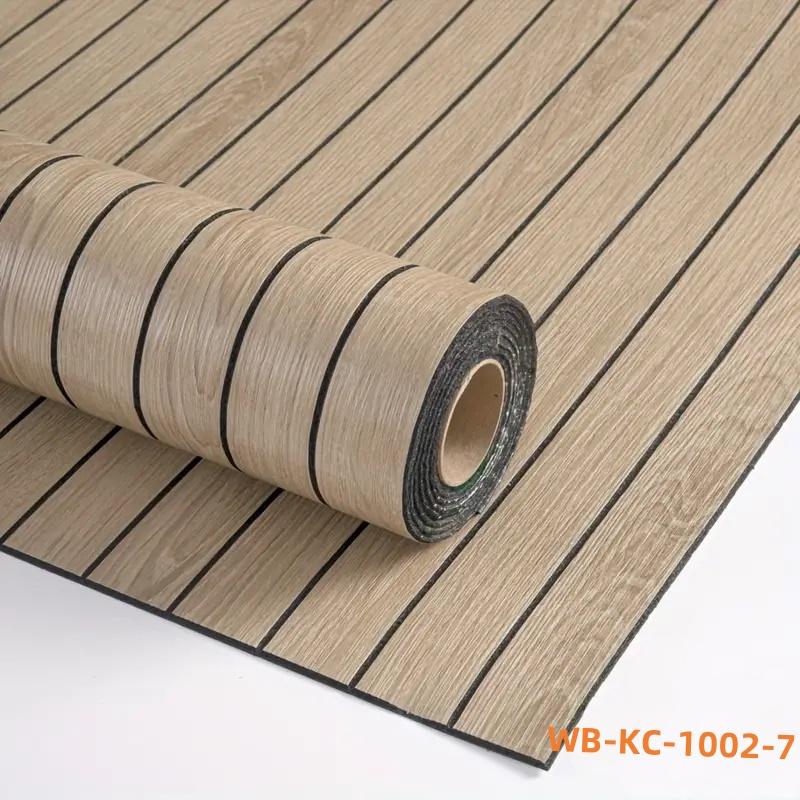 1 Roll Self-Adhesive 3D Wood Grain Vinyl Wall Panels-Easy To Install for Ceiling-Home Decor for Living Room,Bedroom,Restaurant