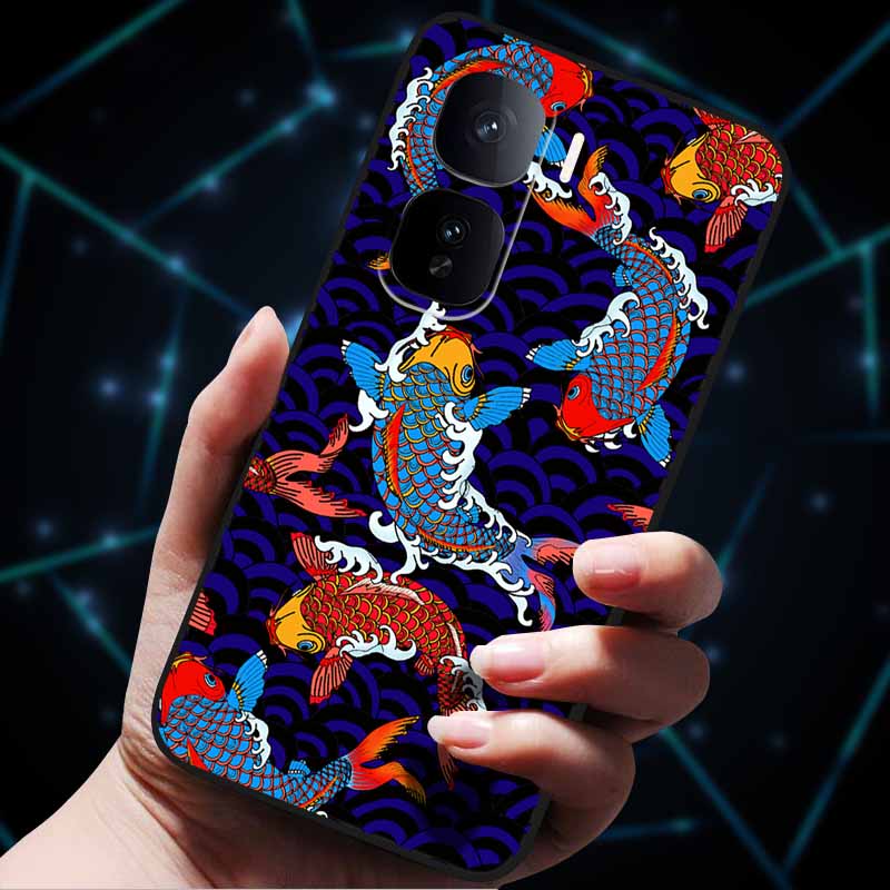 3D Цветочный тисненый чехол Fundas для vivo iQOO Neo 10 Чехол 10Pro Мягкий силиконовый чехол для телефона для vivo iQOO Neo 10 Pro Задняя крышка Coque Сумка