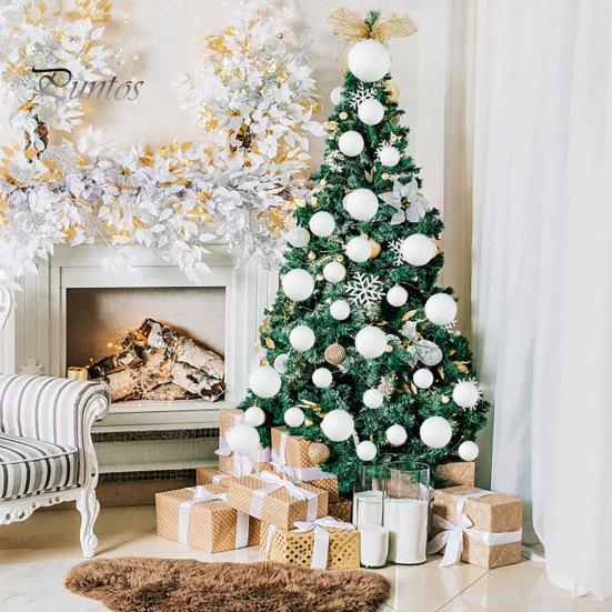 6 шт. 4/6/8 см Рождественский снежный шар из белой пены многоразовые свадебные праздничные украшения Рождественская елка подвесной шар орнамент кулон