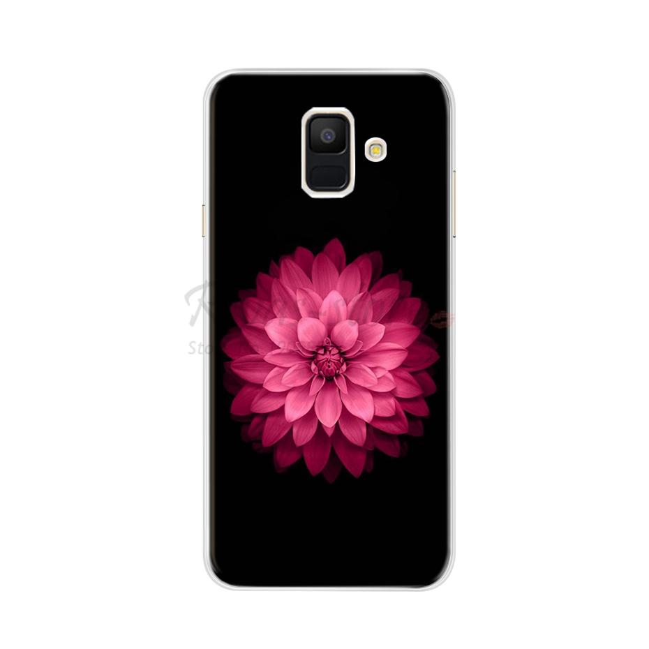 Для чехла Samsung A6 2018 Чехол A600F Мягкий Силикон ТПУ Задняя Крышка Чехол для Телефона Для Samsung Galaxy A6 Plus 2018 A605 A605F A 6 Чехол