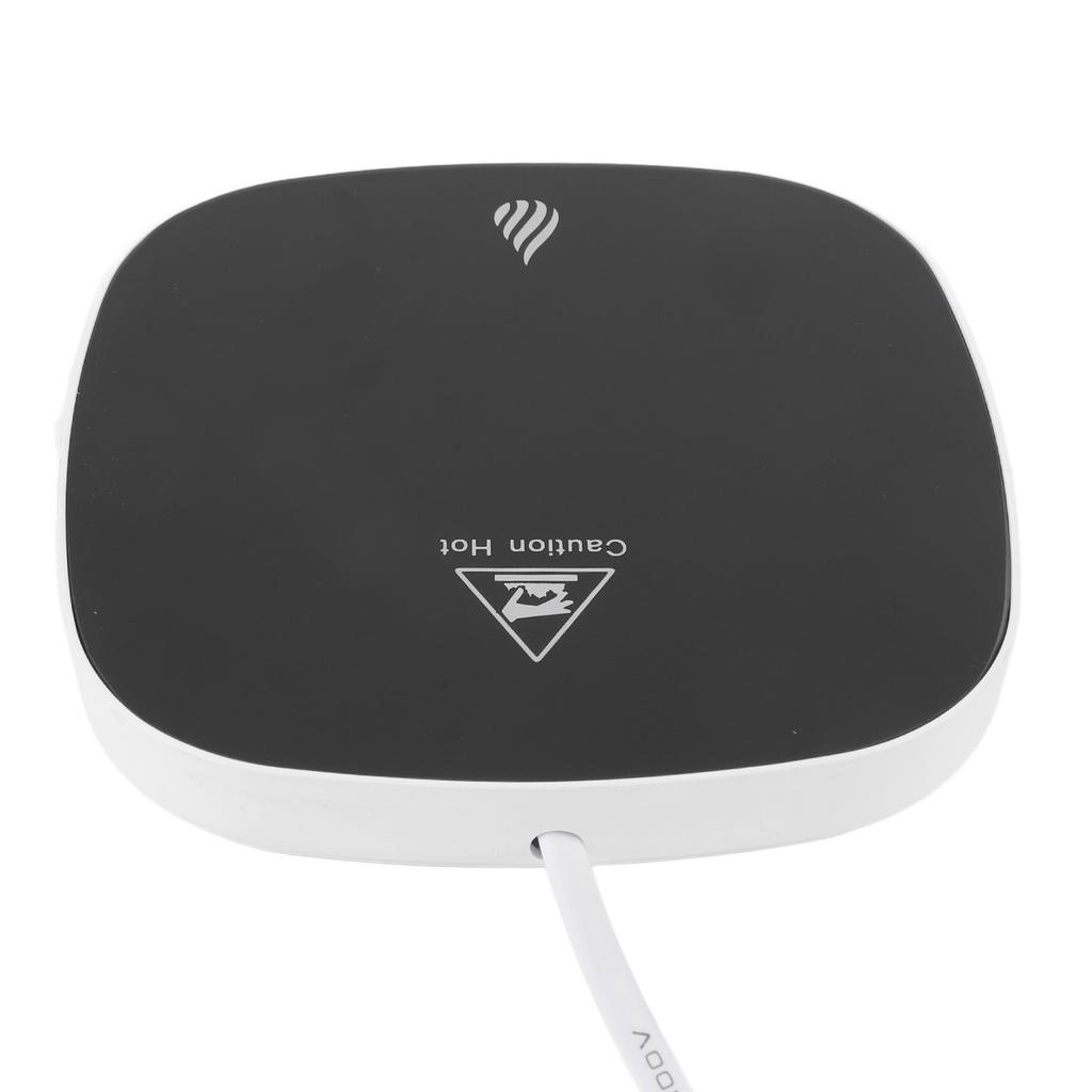 Подогреватель кружек 16 Вт, низкая мощность, 55 градусов по Цельсию, постоянная температура, электрическая нагревательная пластина для напитков, кофе, чая