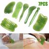 Body Quartz Natural Resin Emerald Green Beauty Tools Gua Sha Boards Set Massager Beeswax Board