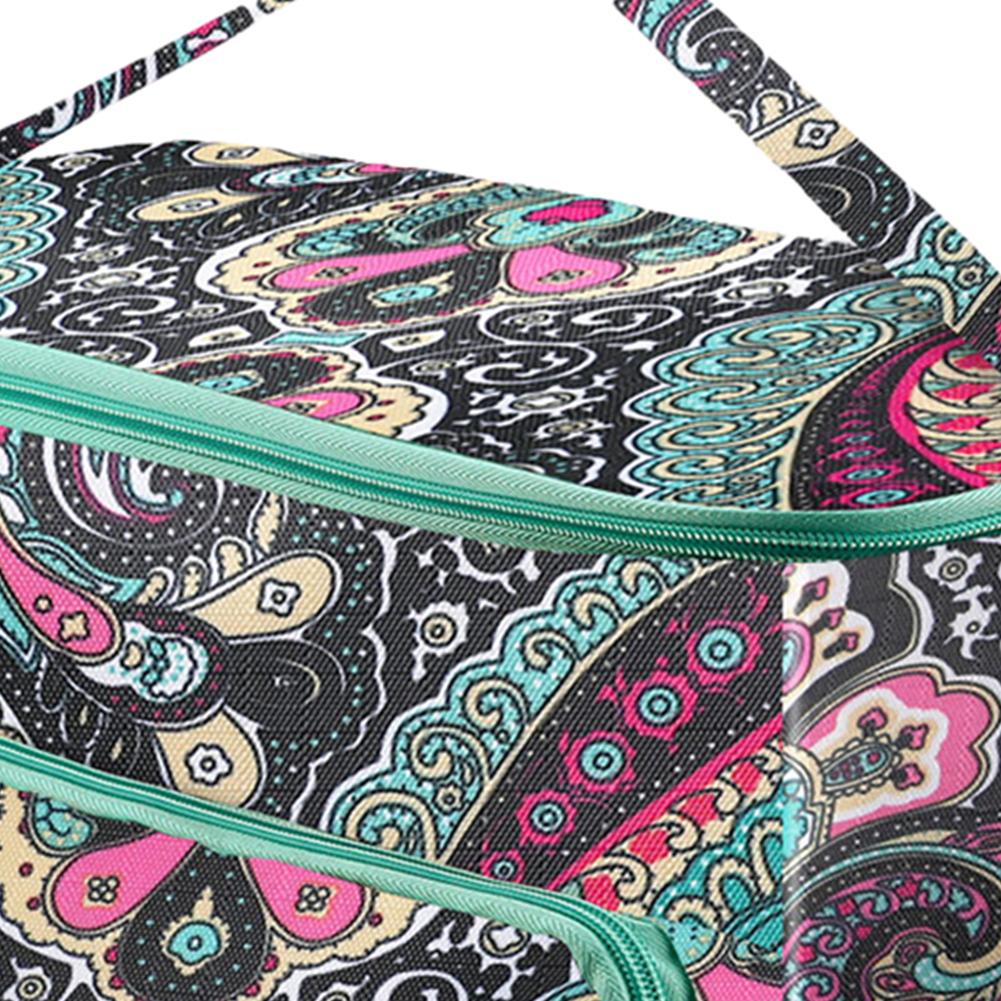 Упаковка для хранения пряжи и ниток, вместительная сумка-органайзер для пряжи для вязания крючком, водонепроницаемая ткань Оксфорд, легкая для швейных крючков