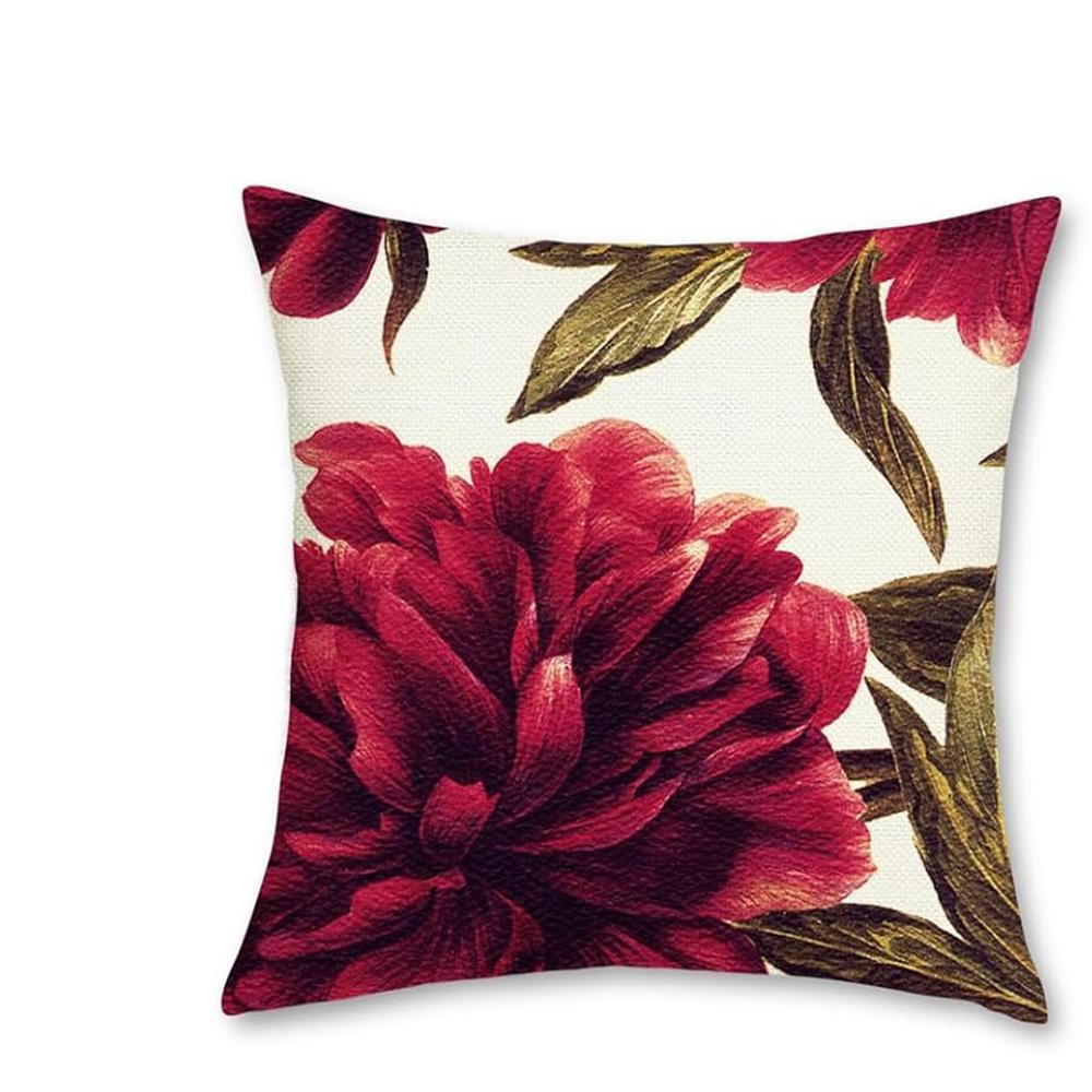 Наволочки Peony Elegance BlossomПодушка для дивана в гостиной, мягкая и удобная, украшение для спальни