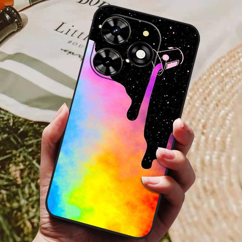 Для Infinix Hot 40 Чехол Hot40 Pro Роскошный Телефон Силиконовая Задняя Крышка Для Infinix Hot 40 Pro / hot 40i Чехлы Защитный Чехол Capas