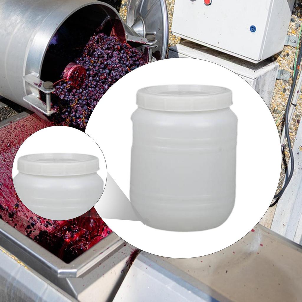 Water Bucket Bin with Lid Sturdy Heavy Duty Practical Honey Pail Barrel for Laundry Paint Tools Rice Fishing