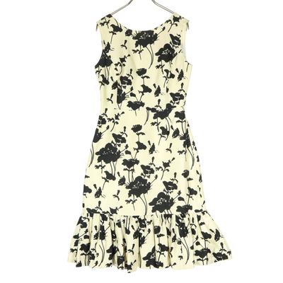Kate spade new york Коллаборация с Florence Broadhurst Цветочный Платье без рукавов Длина до колена Женское Б/у