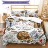 3pcs The Chronicles of Narnia Bedding Set Duvet Cover Closure Includes 1 Duvet Cover & 2 Pillowcases, Soft and Comfortable for All Seasons.
