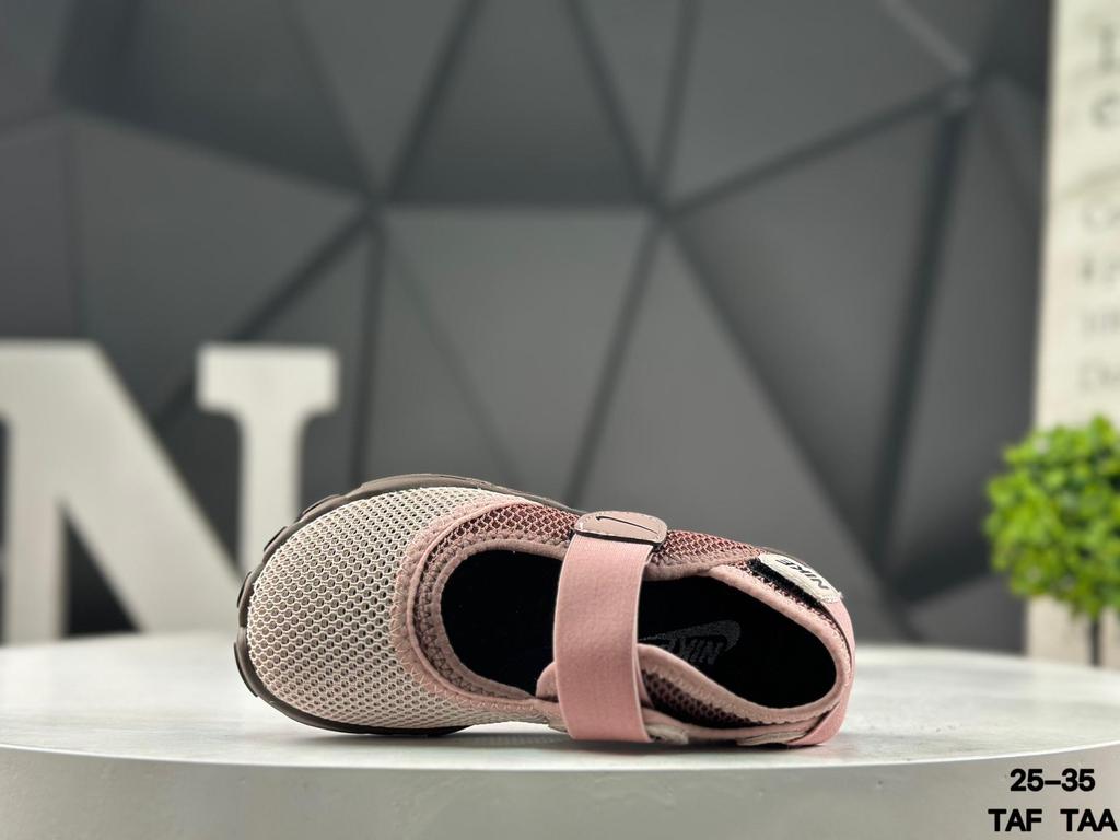 Nike Kids Mary Jane Mesh Water Shoes, Toddler Anti-slip Velcro Closed Toe Beach Swim Sandals TAF TAA