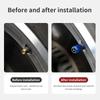 UMZJP1 New For Mercedes Benz 4Pcs Metal Car Tire Valve Caps Wheel Dust Cover Car Accessories for Mercedes Benz AMG W204 W211 W212 W213