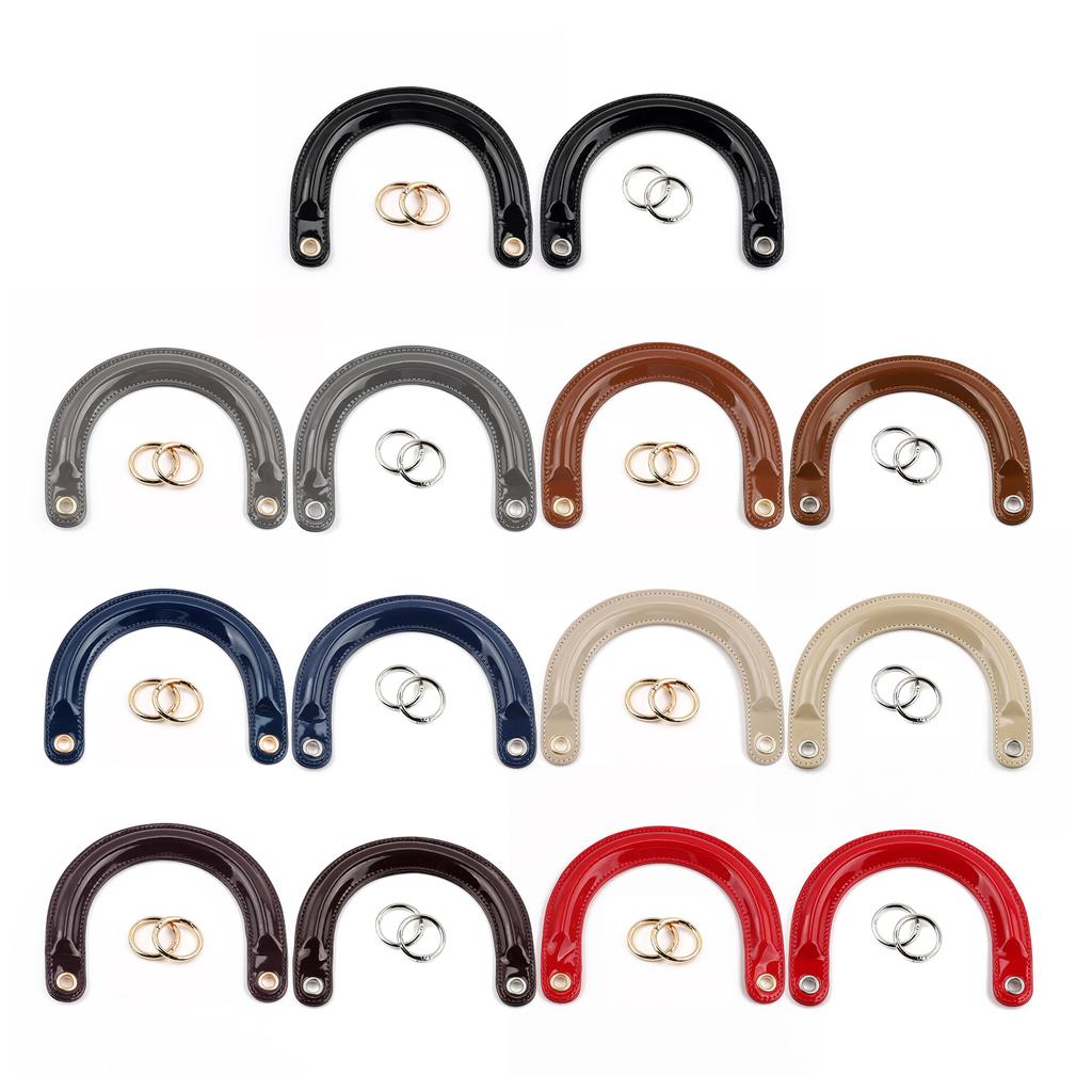 Ручка U-образной формы для пляжной сумки, плетеной сумки, соломенной сумки, женского кошелька DIY, аксессуары для сумок ручной работы, сменные ручки для сумок