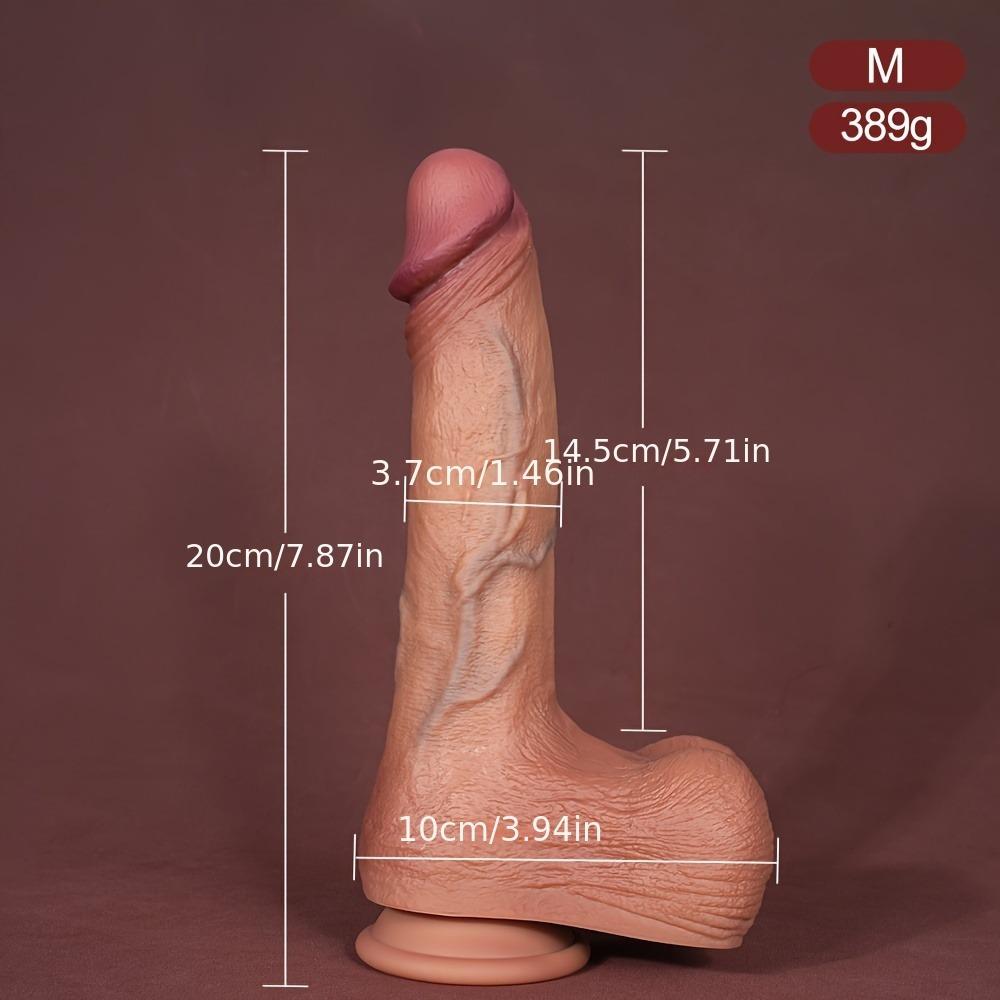 Силиконовый мужской мастурбатор-дилдо, реалистичная секс-игрушка для взрослых, анальная пробка-присоска, вибрирующая точка G, 12 дюймов - увеличьте свое удовольствие и уверенность