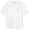 Embroidered Logo Cotton Oversized T-Shirt With Drop Shoulders Men Tops White 40HM229-YAA