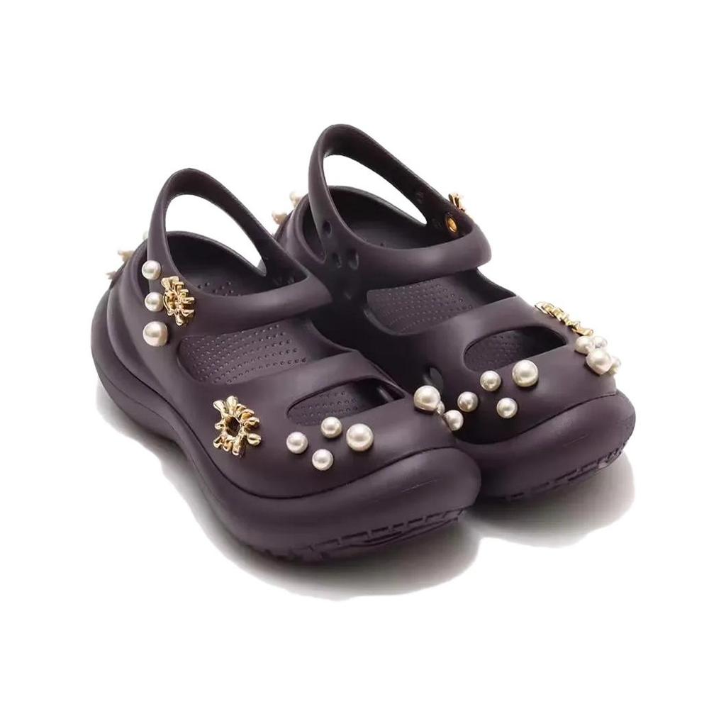 Crocs Phaedra Comfortable Minimalist Beach Sandals Women Sandals Purple 209561-6WR